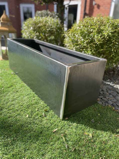 sheet metal trough|metal troughs for gardening.